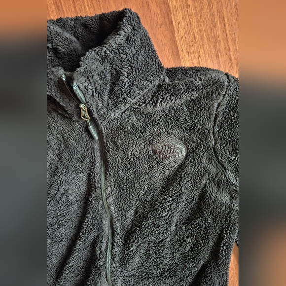 THE NORTH FACE Osito Jacket Full Zip Front Zip-up Pockets, Black- Small LIKE NEW - Picture 9 of 14
